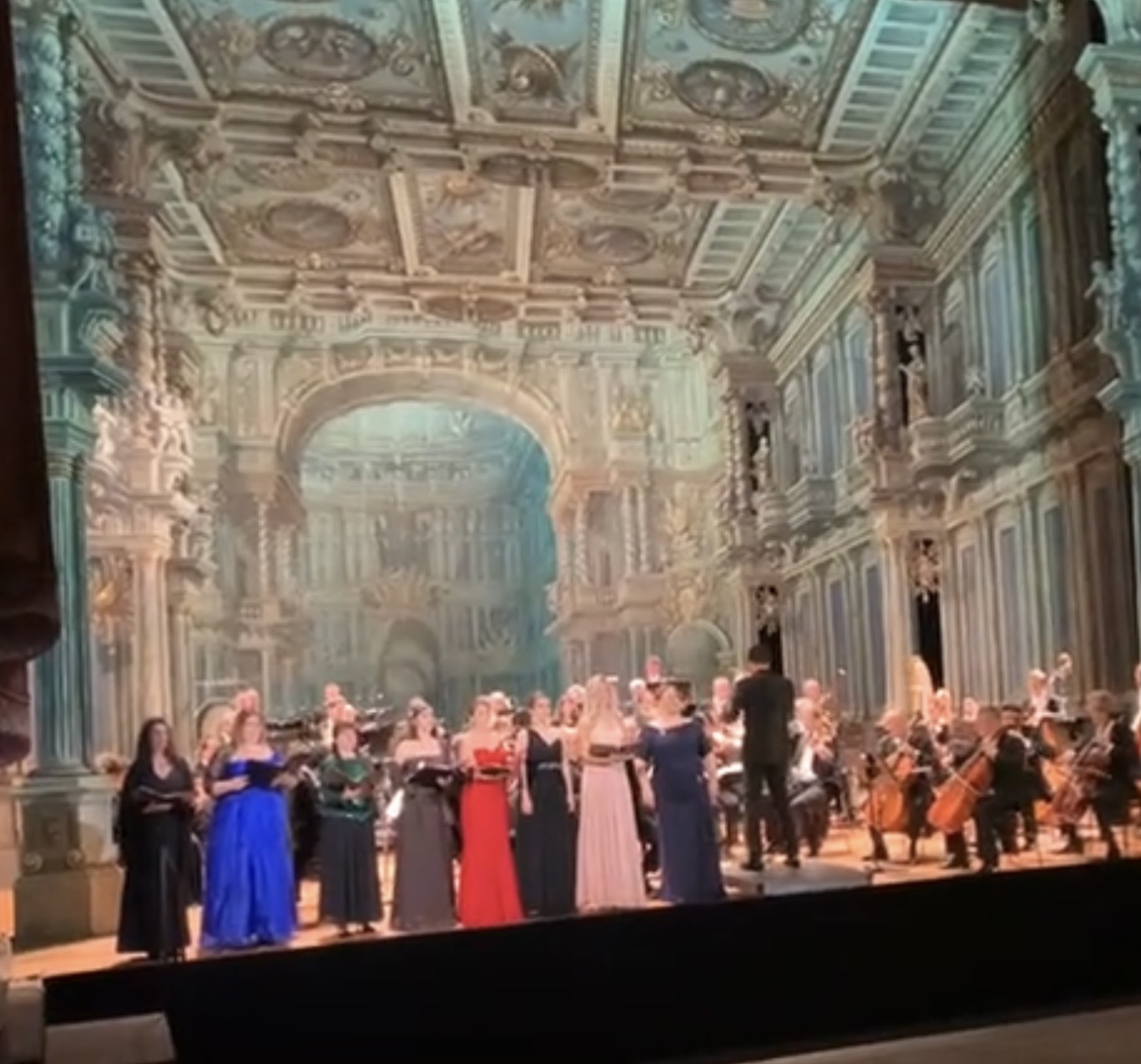 Wagner-Konzert im Markgräflichen Opernhaus in Bayreuth mit Ensemble und Orchester